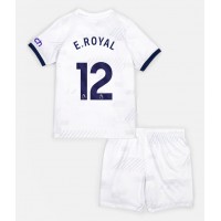 Maglie da calcio Tottenham Hotspur Emerson Royal #12 Prima Maglia Bambino 2023-24 Manica Corta (+ Pantaloni corti)